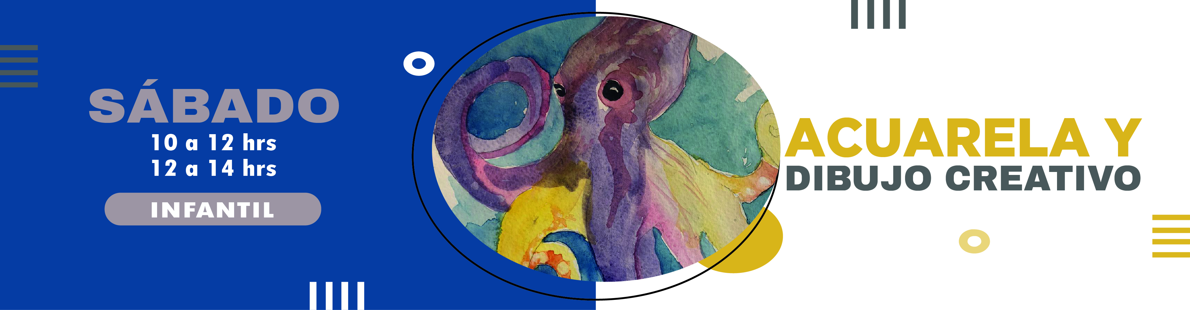 Acuarela y dibujo creativo